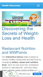 Mobile Screenshot of healthdiscovery.net